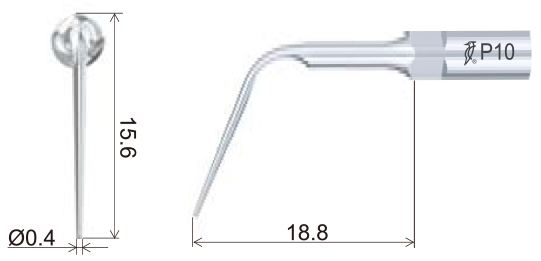 Размеры наконечника для скалера